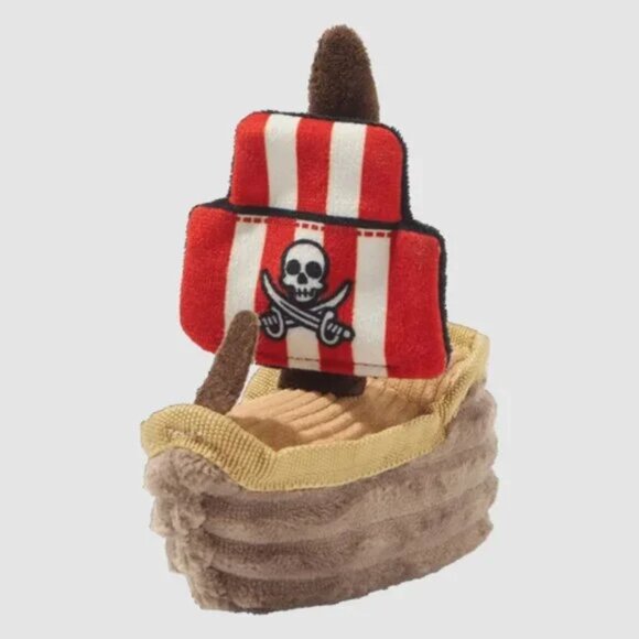 P.L.A.Y. “Paws & Planks” Pirate Ship (L/XL)  Plush Dog Toy (BRAND-NEW!) - Picture 1 of 2